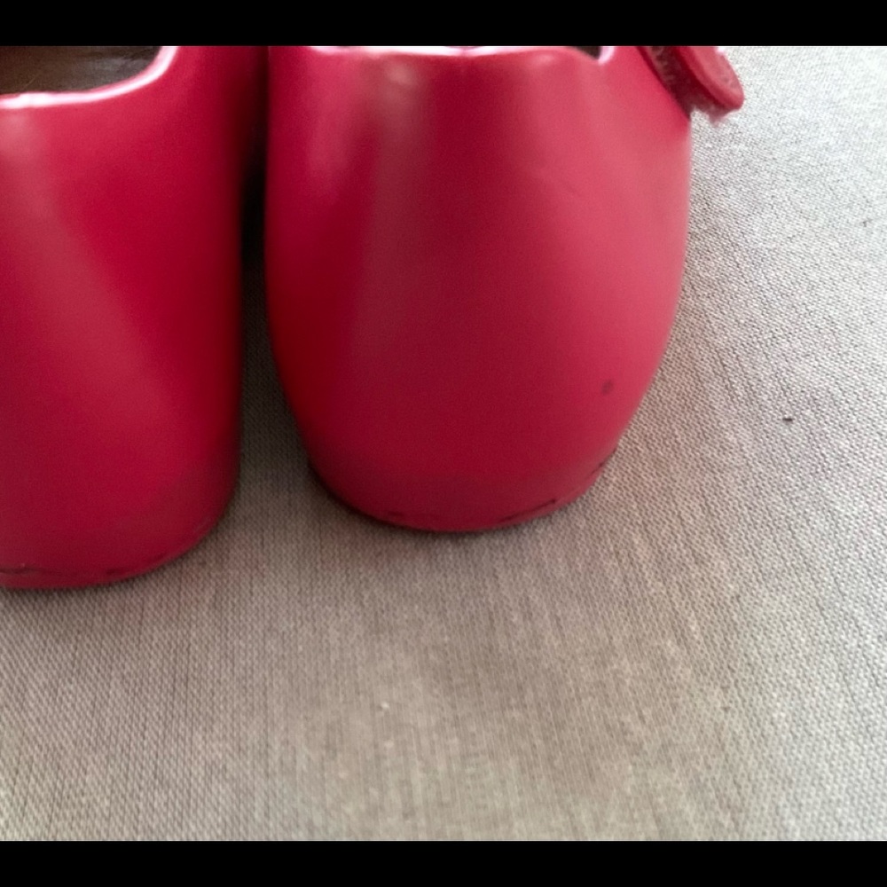 GUC Mini Melissa Pink Mary Jane Shoes with Pink Fabric Bows! - Picture 8 of 11